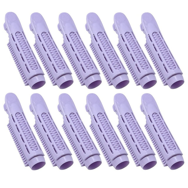 12 pinzas voluminizadoras para la raíz del cabello, pinzas para el cabello natural y esponjoso, clip para rizador de cabello con autoagarre, 6 colores, herramienta para peinar el cabello rizado, rodillos para el cabello pequeños y fáciles de llevar Vhermosa WMZL-2317-4