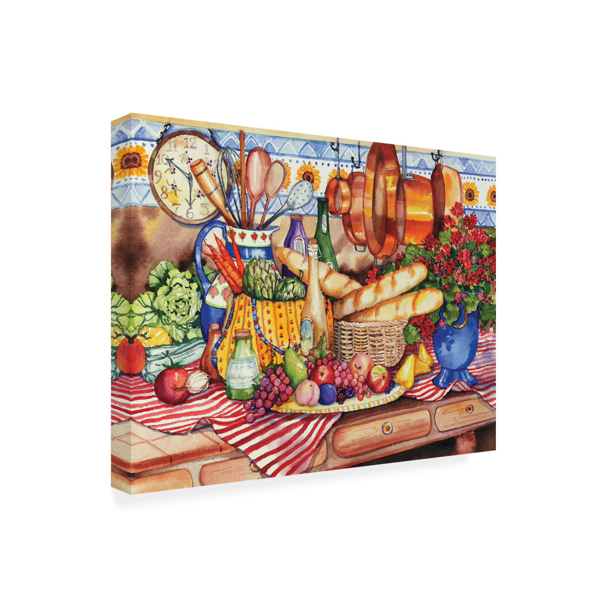 Trademark Fine Art 'French Kitchen' Canvas Art by Kathleen Parr McKenna