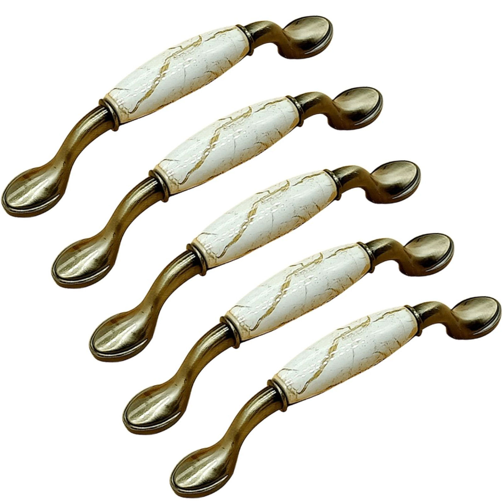 5 Pack Drawer Pull Door Handles,European Style Kitche