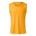 thumbnail image 6 of Workout Tank Tops Men Lightweight Breathable Ribbed Knit Slim Fit Scoop Neck Muscle Sleeveless Shirt Athletic Gym Tanks, 6 of 6