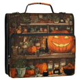 thumbnail image 2 of Zipper Binder 3 Rings Stationery Office Files Daily Organizer File Folder Storage Bag Halloween Grocery, 2 of 8