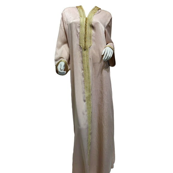 Aellinatey Dubai Arabic Muslim Maxi Dress Women Long Sleeve Velvet Hooded Robe Embroidery Trim Moroccan Kaftan Islamic Clothing Solid Color Turkey Gown