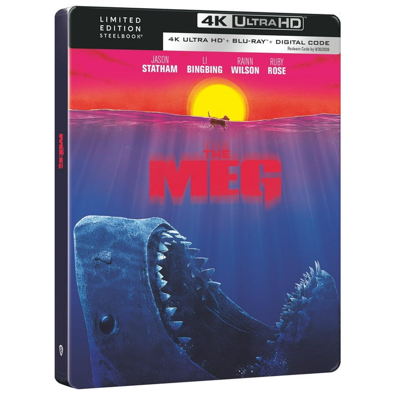 The Meg (Walmart Exclusive) (Steelbook) (4K Ultra HD + Blu-ray +