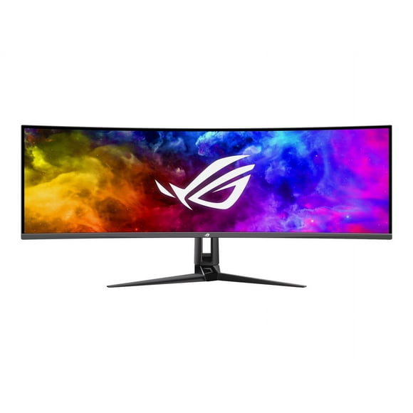 ASUS ROG Swift PG49WCD - OLED monitor - gaming - curved - USB - 49" - 5120 x 1440 @ 144 Hz - 1000 cd/m�� - 1500000:1 - DisplayHDR 400 True Black - 0.03 ms - HDMI, DisplayPort, USB-C - black