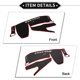 thumbnail image 5 of Cubierta de tablero Unique Bargains para Lexus UX 2018-2020, alfombrilla de tablero interior de poliéster negro y rojo antideslizante, 5 of 7