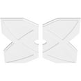 thumbnail image 2 of 36"OD x 4"ID x 12 1/2"C x 1"P Titus Architectural Grade PVC Contemporary Ceiling Medallion, Two Piece, 2 of 11