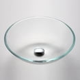 thumbnail image 1 of Esatto® Lavabo Ovalin Cristal Templado Para Baño Ov-007 ESATTO LAVABO PARA BAÑO TRANSPARENTE, 1 of 2