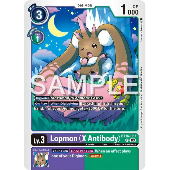 Digimon Beginning Observer Common Lopmon BT16-067 (X Antibody)