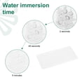 thumbnail image 3 of Uxcell Water Absorbent Diatomite Coasters,1 PCS 8.66" x 4.33" - Water Absorbing Stone Tray with Grooves (White), 3 of 5