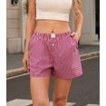 thumbnail image 3 of SHIBA-Womens Boxeur Shorts Vichy Été Décontracté Bas de Pyjama Y2k Shorts de Plage, 3 of 4