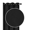 thumbnail image 1 of Faux Suede Panel With 8 Grommets (Black) - Set of 2, 1 of 2