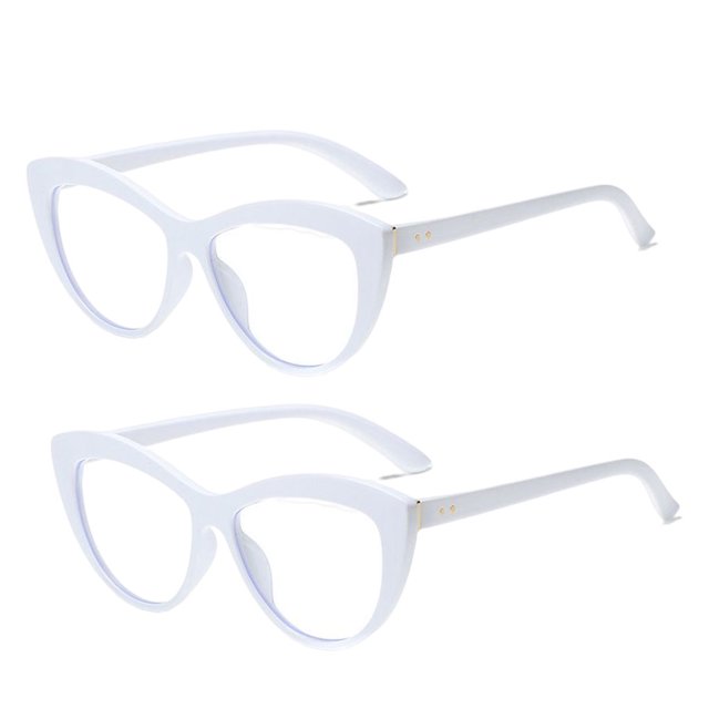 Guardurnaity 2 uds anteojos para mujer, anteojos con luz Anti-azul, lentes transparentes para mujer, anteojos con filtro de luz, anteojos de Type3 NO3