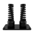 thumbnail image 1 of HILABEE Cable Gland Cable Fixing Head Joint Adjustable Locknut Cable Connector 16mm 0.6" Double Head, 1 of 7