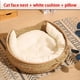 thumbnail image 1 of Four Seasons Cat Bed - Woven, Removable, Breathable, Washable ShopWise Round, 1 of 15
