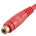 thumbnail image 3 of Seismic Audio 25 Foot Red Male Female Audio Extension Cable AV RCA Extender Cord (SA-PGSR25Red), 3 of 3