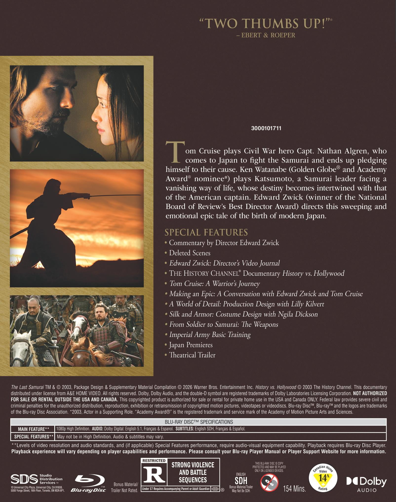 The Last Samurai (DVD), Action, Warner Bros.