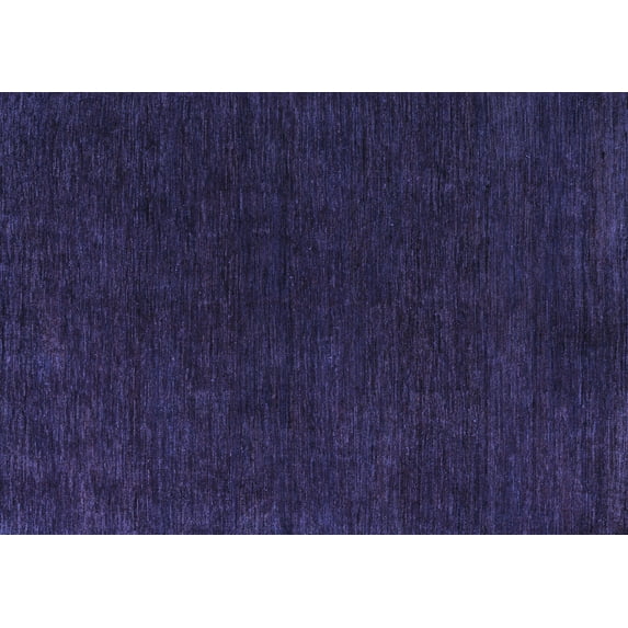 Ahgly Company Indoor Rectangle Abstract Blue Modern Area Rugs, 5' x 7'
