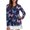 Butterflies, variant on Jiueut Purple Galaxy Polo Collar T Shirt for Women Cool Tee Tops Zip Up Versatile Golf Polo Durable Activewear for Golfing, Size X-Small