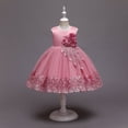 thumbnail image 3 of Vestido infantil Vestido de princesa Vestido de manga larga para actuación de piano Vestido de noche para anfitrión de niño de flores Cumpleaños, 3 of 6