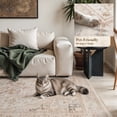 thumbnail image 4 of FEELHOME 4'x6' Vintage Area Rugs, Washable Rug for Living Room Bedroom Dining Room, Soft Carpet Non-Slip Indoor Rug for Home Office, Floor Rug Home Decor Beige, 4 of 7