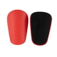 thumbnail image 3 of 2x Mini espinilleras de fútbol, espinilleras de entrenamiento de fútbol, espinilleras ligeras y compactas para deportes pequeños, protección de pierna Rojo S, 3 of 8
