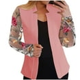 thumbnail image 2 of LOVZFMLL Vestes pour Femmes, Imprimé Dentelle, Mode Décontractée, Cardigan à Manches Longues, 2 of 5