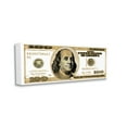 thumbnail image 3 of Stupell Industries Decorated Dollar Bill Pattern Trendy Glam Money Canvas Wall Art, 40 x 17, Design by Madeline Blake, 3 of 5