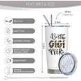 thumbnail image 2 of Gigi Gifts for Grandma, Best Gigi Ever Gifts, Gifts for Gigi from Grandkids, Cute Gigi Gifts for Her, Gigi Birthday Gifts, Funny Gigi Gifts Ideas, Gigi Gifts for Women 20 oz Tumbler, 2 of 6