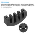 thumbnail image 4 of Uxcell 4/4 Violin Mute Practice Mute Set, Claw Style Red for Fiddle Volume Control, 4 of 6