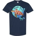 thumbnail image 3 of Inktastic Myrtle Beach Sea Turtle and Bubbles T-Shirt, 3 of 5