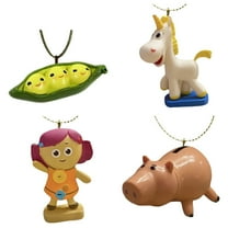 Toy Story Dolly Doll Buttercup Peas In A Pod Hamm 4 Ornament Figure Charm 3” Pvc New