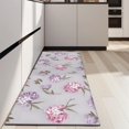 thumbnail image 4 of Pioneer Flower Floral Print Pattern Kitchen Rug Mat,Kitchen Runner Rugs Non Skid Washable,Decorative Kitchen Floor Mats for Kitchen,Sink,Laundry,17"X47", 4 of 5