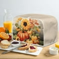 thumbnail image 4 of SEANATIVE Thanksgiving Fall 2 Slice Toaster Cover for Kitchen Washable Bread Toaster Oven Cover Dustproof Appliance Cover Sunflower Pumpkin Bread Maker Protector, 4 of 7