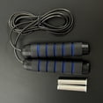 thumbnail image 5 of Weighted Skipping Rope, Suitable for Aerobic Exercise, Black&Blue, 5 of 10