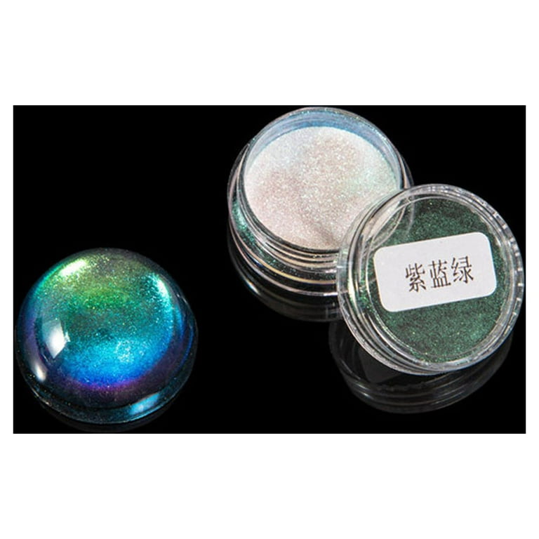 HOTYA 5 Color Chameleon Mica Powder Color Shift Pigment Powder for Epoxy  Resin 