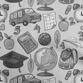 thumbnail image 1 of oneOone Cotton Poplin Gray Fabric Kids Craft Projects Decor Fabric Printed By The Yard 42 Inch Wide, 1 of 4