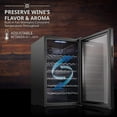thumbnail image 5 of Ivation Wine Fridge, Freestanding Wine Refrigerator, 51 Bottle Wine Cooler, 5 of 9