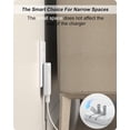 thumbnail image 3 of 30W USB C Charger,3 Ports Flat USB Wall Charger, Super Thin Wall Plug(White 30W), 3 of 7