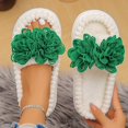 thumbnail image 6 of KANG Cozy Floral Slippers Comfortable Open Toe Fuzzy Home Slippers For Warmth And Relaxation, 6 of 9