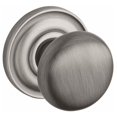 thumbnail image 1 of Baldwin HD.ROU.TRR.152 Half Dummy Round Knob & Traditional Round Rose, Matte Antique Nickel, 1 of 1