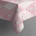 thumbnail image 3 of Pioneer Flower Floral Print Pattern Rectangle Tablecloth 60"x84", Waterproof Polyester Table Cloth, Wipeable Spillproof for Dining Camping Indoor Outdoor, 3 of 5