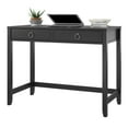 thumbnail image 5 of Her Majesty 2 Drawer Writing Desk, Black, 5 of 13