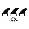 thumbnail image 3 of 3Pcs Soft Top Surfboard Fins Sets for Softboard Paddle Board Surf Boards Accessories, 3 of 8