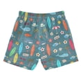 thumbnail image 7 of FORMRS Boys Swim Trunks Quick Dry Mesh Lining Beach Boardshorts, Sizes XS-XL, Cartoon Beach Pattern, 7 of 7