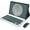 green, variant on Rose red 9.7" iPad Keyboard Case with Touchpad & Pencil Holder For iPad 5/6 Gen, Air 1/2, Pro 9.7