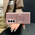 thumbnail image 3 of ELEHOLD Glitter Case Cover for Samsung Galaxy Z Fold 7, Wireless Charging Support Anti-Scratch Non-Slip Sparkle Shockproof Protective Shell for Women Girls for Samsung Galaxy Z Fold 7,Pink, 3 of 3