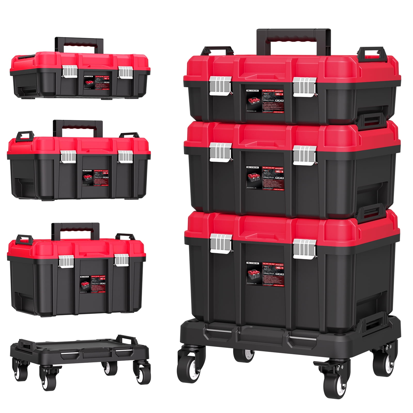 Husky 22 in. Connect Rolling System Tool Box Storage Organizer