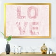 thumbnail image 3 of Designart 'Pink Pastel Love Abstract ' Shabby Chic Framed Art Print, 3 of 4