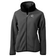 thumbnail image 2 of Women's Cutter & Buck Charcoal Indianapolis Colts Helmet Cascade Eco Sherpa Fleece Full-Zip Jacket, 2 of 3