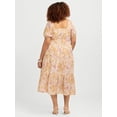 thumbnail image 5 of Jessica Simpson Women's Plus Emmory Tiered Maxi Dress, Sizes 0X-4X, 5 of 7